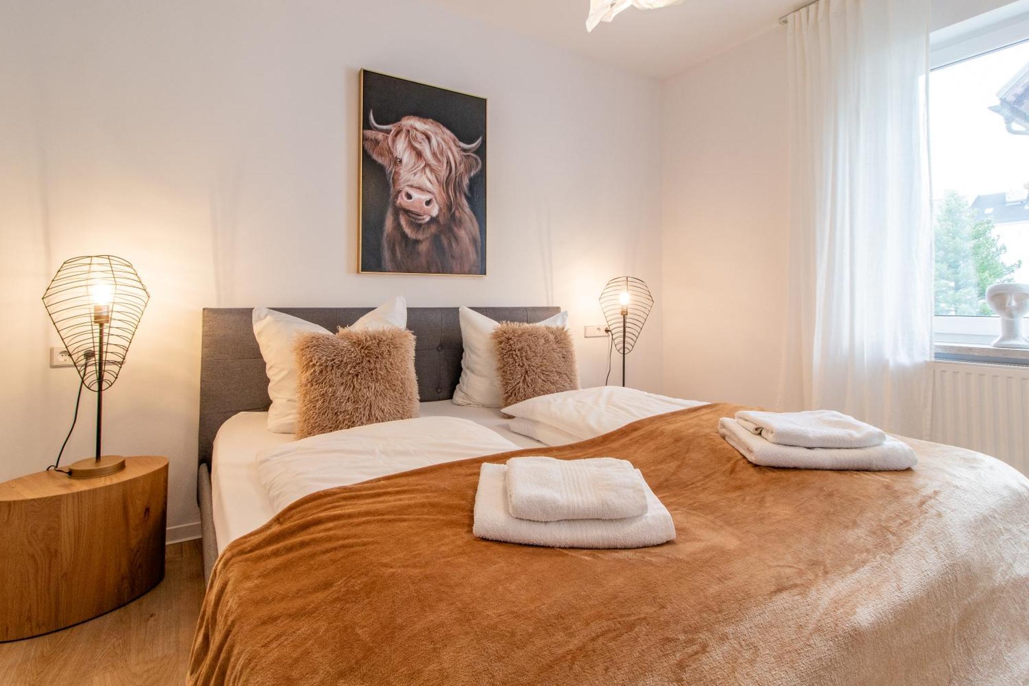 Stilvolles City-Apartment I Netflix I Wlan L Stellplatz I Zentral 슈바르첸베르크 외부 사진
