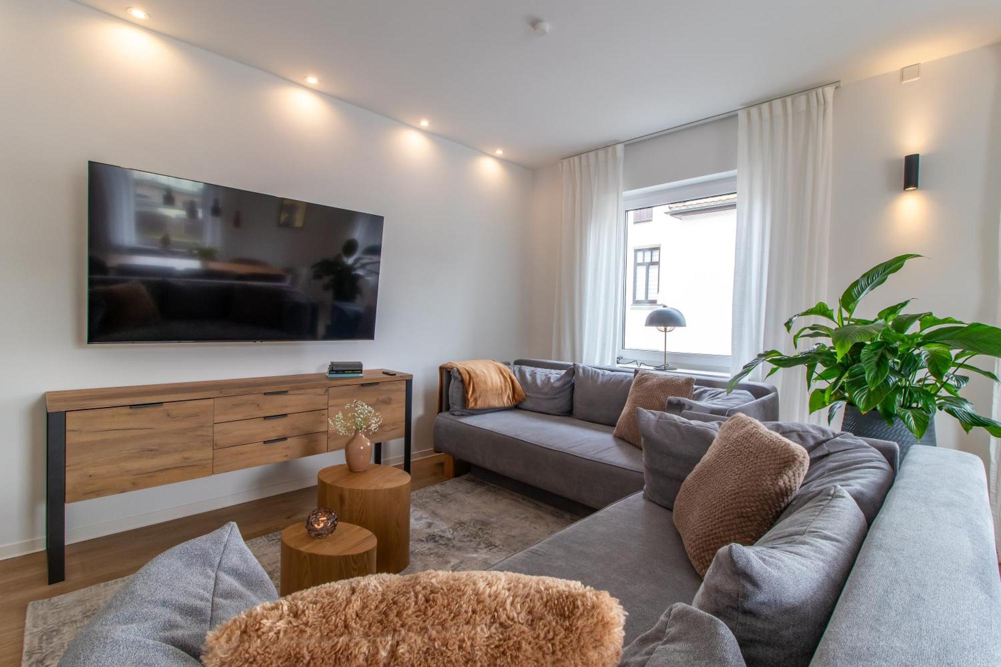 Stilvolles City-Apartment I Netflix I Wlan L Stellplatz I Zentral 슈바르첸베르크 외부 사진