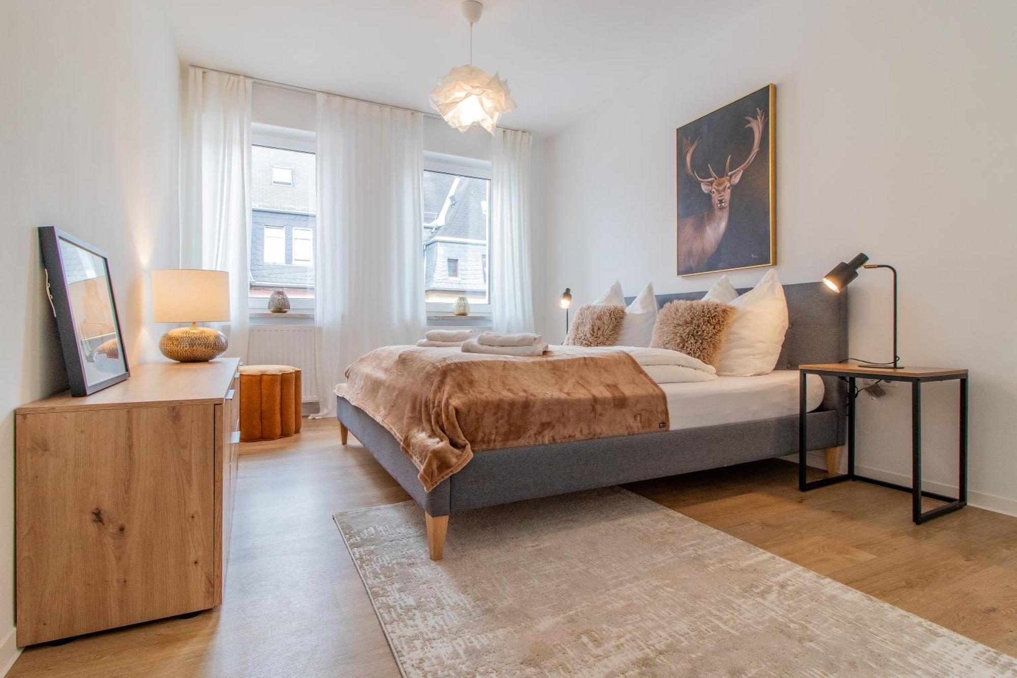 Stilvolles City-Apartment I Netflix I Wlan L Stellplatz I Zentral 슈바르첸베르크 외부 사진