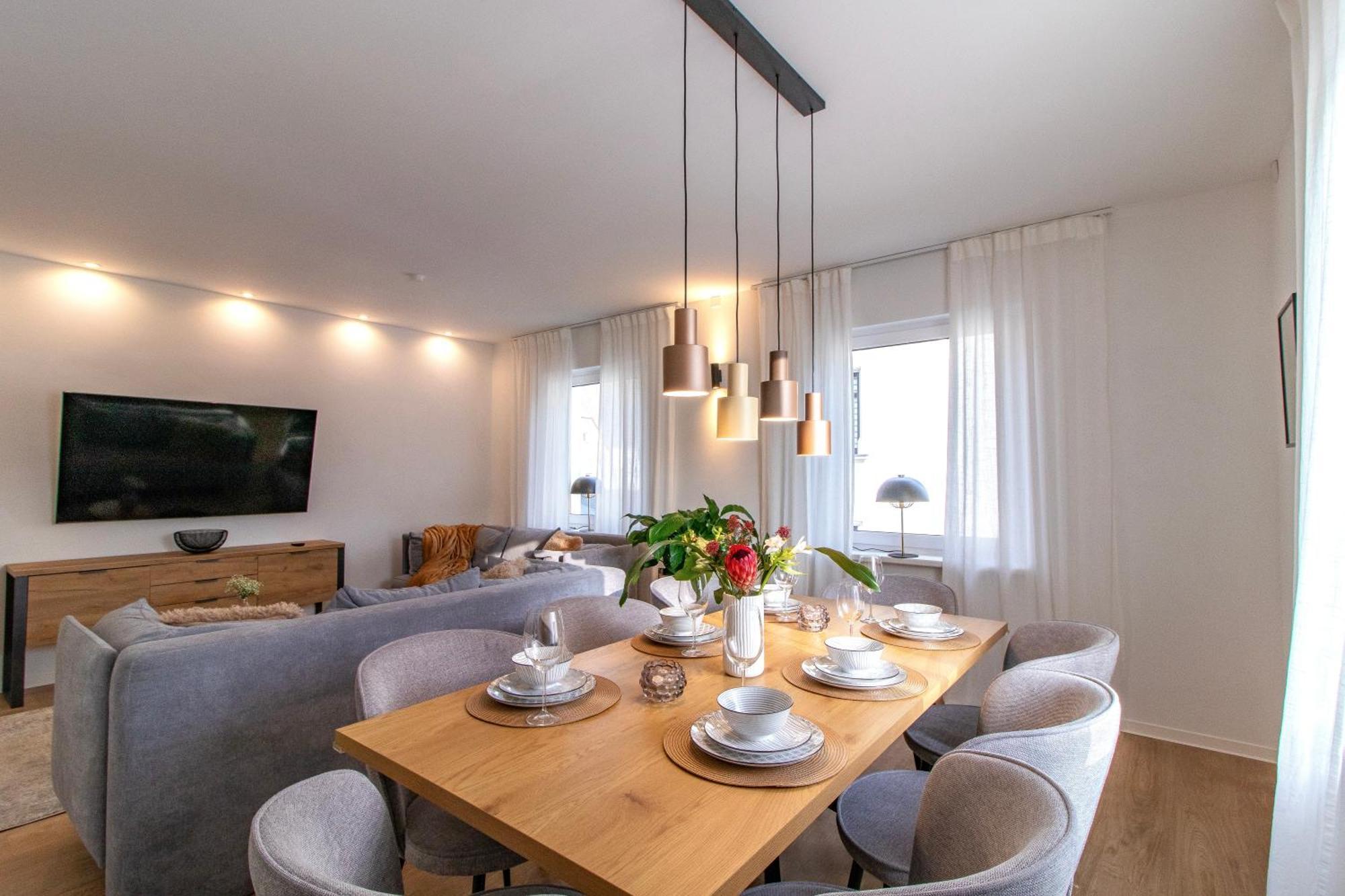 Stilvolles City-Apartment I Netflix I Wlan L Stellplatz I Zentral 슈바르첸베르크 외부 사진