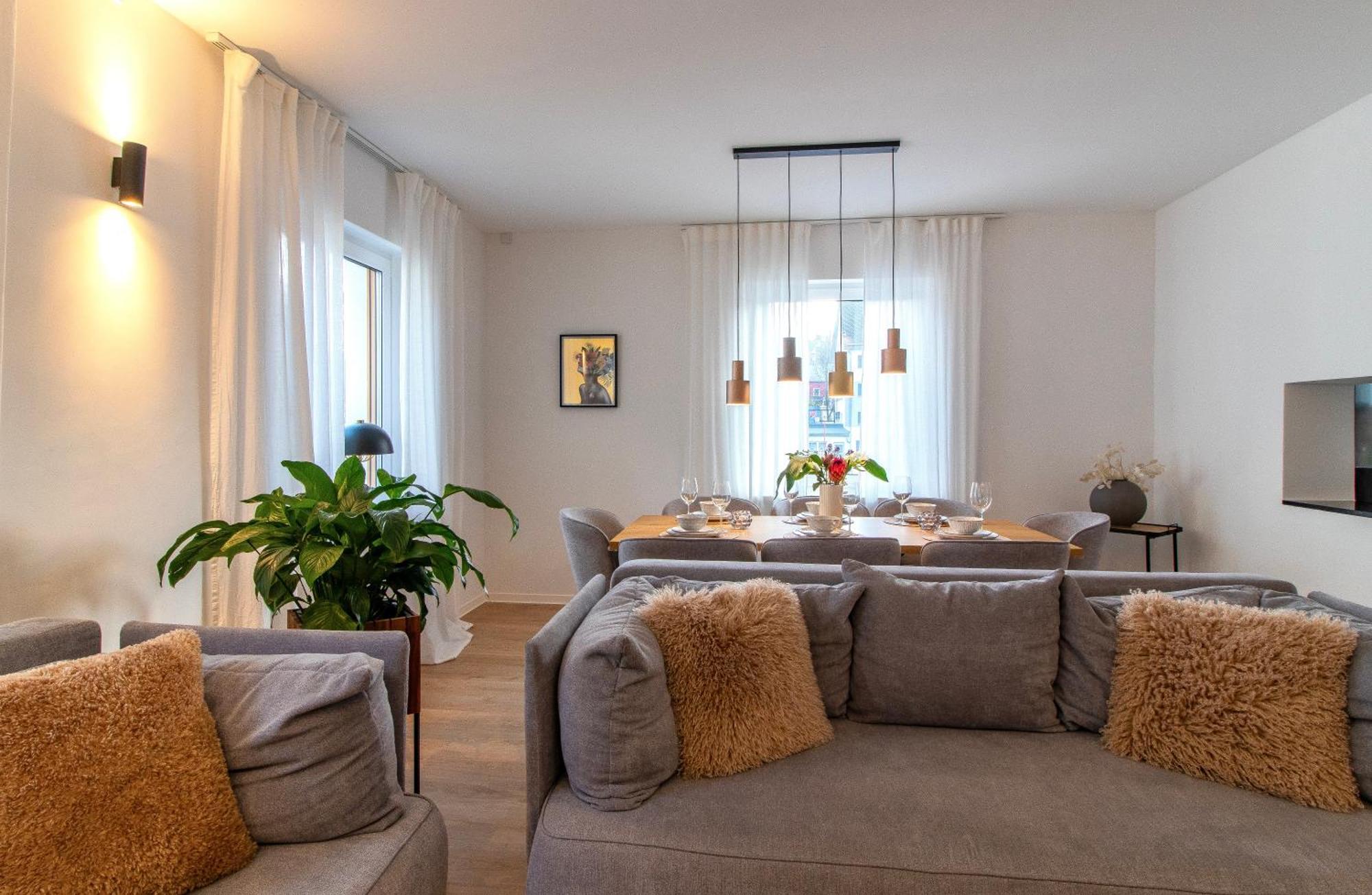 Stilvolles City-Apartment I Netflix I Wlan L Stellplatz I Zentral 슈바르첸베르크 외부 사진